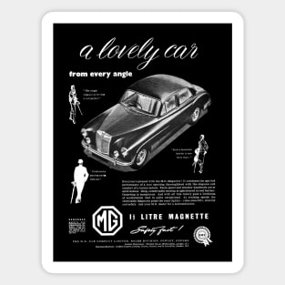 MG MAGNETTE - 1950s advert Magnet